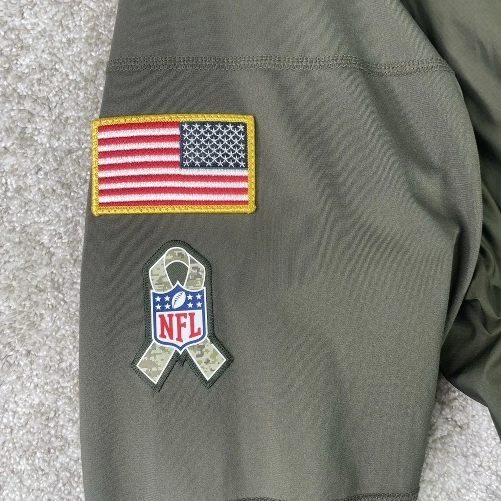 Nike Pullover Jacket Mens XXL Green Chargers Salute To Service NFL‎ Shield Camo